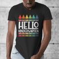 Hello Kindergarten First Day Back To School Graduation Men's V-Neck T-Shirt