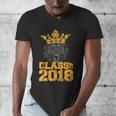 High School King Graduation Shirt Class Of 2018 Seniors Men's V-Neck T-Shirt
