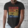 High School Level Complete Class Of 2024 Senior Graduation Men's V-Neck T-Shirt