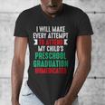 Hilarious Preschool Graduation Mom Dad Meme Preschooler Men's V-Neck T-Shirt