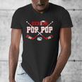 Hockey Senior Pop Pop Graduation Class Of 2026 Kids Men's V-Neck T-Shirt