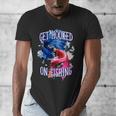Hooked On Fishing Introvert Sayings Antisocial Quotes Men's V-Neck T-Shirt Hooked On Fishing Introvert Sayings Antisocial Quotes Men's V-Neck T-Shirt