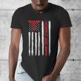 Hospice Aide American Flag Nurses Graduation Medical Men's V-Neck T-Shirt