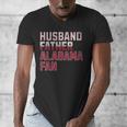 Husband Father Alabama Fan Fathers Day Alabama Dad Men's V-Neck T-Shirt