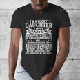 I'm a Lucky Daughter I Have Crazy Dad Daddy Family Men's V-Neck T-Shirt