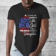 I'm Not Just a Daddy's Little Girl I'm a Veteran's Daughter Small Men's V-Neck T-Shirt