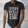 Inner World Mode On Introvert Saying Men's V-Neck T-Shirt
