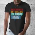 Introvert Aircraft Spotting Lovers Men & Women Men's V-Neck T-Shirt