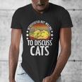 Introvert Cat Kitten Quote For Feline Whisperer Men's V-Neck T-Shirt Introvert Cat Kitten Quote For Feline Whisperer Men's V-Neck T-Shirt