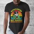 Introvert Cats Sarcasm Cat Lover Introverts Men's V-Neck T-Shirt Introvert Cats Sarcasm Cat Lover Introverts Men's V-Neck T-Shirt