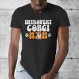 Introvert Corgi Mom Dog Pet Morca Works Dog For Men Women Men's V-Neck T-Shirt Introvert Corgi Mom Dog Pet Morca Works Dog For Men Women Men's V-Neck T-Shirt