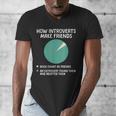 Introvert Introverted Person Awkward Introverts Dog Lover Men's V-Neck T-Shirt Introvert Introverted Person Awkward Introverts Dog Lover Men's V-Neck T-Shirt