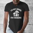 Introvert Mushroom Forager Humor Men's V-Neck T-Shirt