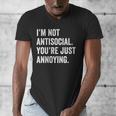 Introvert Quote Snarky Men's V-Neck T-Shirt