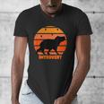 Introvert Retro Sunset Capybara Tee Men's V-Neck T-Shirt Introvert Retro Sunset Capybara Tee Men's V-Neck T-Shirt