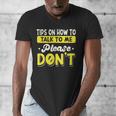 Introvert Tips On How To Talk To Me Please Don't Antisocial Men's V-Neck T-Shirt