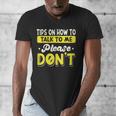 Introvert Tips On How To Talk To Me Please Don't Antisocial Men's V-Neck T-Shirt