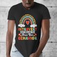 Introvert But Willing To Shape Your Behavior Men's V-Neck T-Shirt
