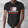 Introverted Please Wait Introvert Saying Sarcasm Men's V-Neck T-Shirt