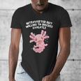 Introverted But Willing To Discuss Axolotl Salamander Men's V-Neck T-Shirt