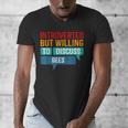 Introverted But Willing To Discuss Bees Men's V-Neck T-Shirt Introverted But Willing To Discuss Bees Men's V-Neck T-Shirt