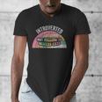Introverted But Willing To Discuss Cats Rainbow Men's V-Neck T-Shirt