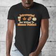 Introverted But Willing To Discuss Football Fall Men's V-Neck T-Shirt Introverted But Willing To Discuss Football Fall Men's V-Neck T-Shirt