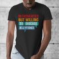 Introverted But Willing To Discuss Jellyfishes Men's V-Neck T-Shirt