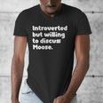 Introverted But Willing To Discuss Moose Introvert Men's V-Neck T-Shirt
