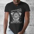 Introverts Unite Anti-Social Shy Person Joke Men's V-Neck T-Shirt Introverts Unite Anti-Social Shy Person Joke Men's V-Neck T-Shirt