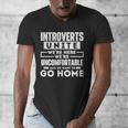 Introverts Unite Quiet Observer Introverted Antisocial Men's V-Neck T-Shirt Introverts Unite Quiet Observer Introverted Antisocial Men's V-Neck T-Shirt