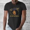 Its Doctor Actually Graduation Healthcare Afro Women Men's V-Neck T-Shirt