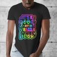 Its A Good Day To Read Book Kids Boys Girls Reading Graphic Men's V-Neck T-Shirt
