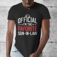 It's Official I'm The Favorite Son-In-Law Dad Father Men's V-Neck T-Shirt