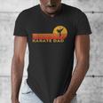 Karate Dad Martial Arts Retro Men's V-Neck T-Shirt