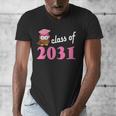 Kids Class Of 2031 Back To School Graduation T-Shirt Men's V-Neck T-Shirt