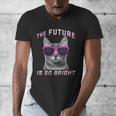 Kids Cool Future Is Bright Kids Graduation Or Birthday Men's V-Neck T-Shirt