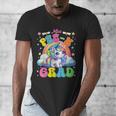 Kids Miss Pre-K Grad Graduation Cute Unicorn Rainbow Girls Men's V-Neck T-Shirt