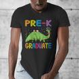 Kids Pre-K Graduate Brontosaurus Dino Pre Kindergarten Graduation Men's V-Neck T-Shirt