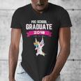 Kids Preschool Graduate 2018 Unicorn Dab Graduation Pre-K TShirt Men's V-Neck T-Shirt
