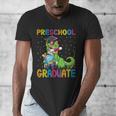 Kids Preschool Graduate T-Rex Dinosaur Preschool Graduation Men's V-Neck T-Shirt
