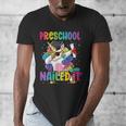 Kids Preschool Graduate Unicorn Nailed It Preschool Graduation Men's V-Neck T-Shirt