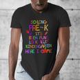 Kids So Long Kindergarten Here I Come Pre-K Graduation Graduate Men's V-Neck T-Shirt
