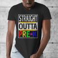Kids Straight Outta Pre-K Graduation Men's V-Neck T-Shirt