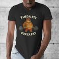Kinda Fit Sorta Fat Gym Dad BOD Workout Apparel Men's V-Neck T-Shirt