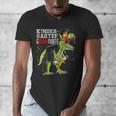 Kindergarten Grawrduate Dinosaur Graduation Cap Shirt Men's V-Neck T-Shirt