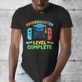 Kindergarten Level Complete Graduation Class 2025 Gamer Boys Men's V-Neck T-Shirt