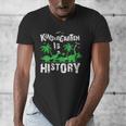 Kindergarten Is History Dinosaur Graduation Men's V-Neck T-Shirt
