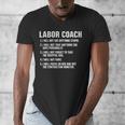 Labor Coach New Mom New Dad Hospital New Baby Shower Men's V-Neck T-Shirt