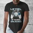 Last Days Of School Graduation Kindergarten Gamer Boys Kids Men's V-Neck T-Shirt